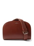 A.p.c. - Half Moon Leather Belt Bag - Mens - Brown