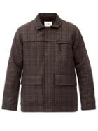 Matchesfashion.com Folk - Alber Patch-pocket Wool-blend Jacket - Mens - Brown