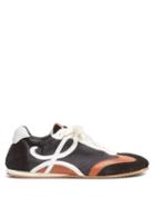 Matchesfashion.com Loewe - Low Top Suede Trainers - Womens - Black Brown