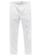 Officine Gnrale - Luigi Pleated Cotton Tailored Trousers - Mens - White
