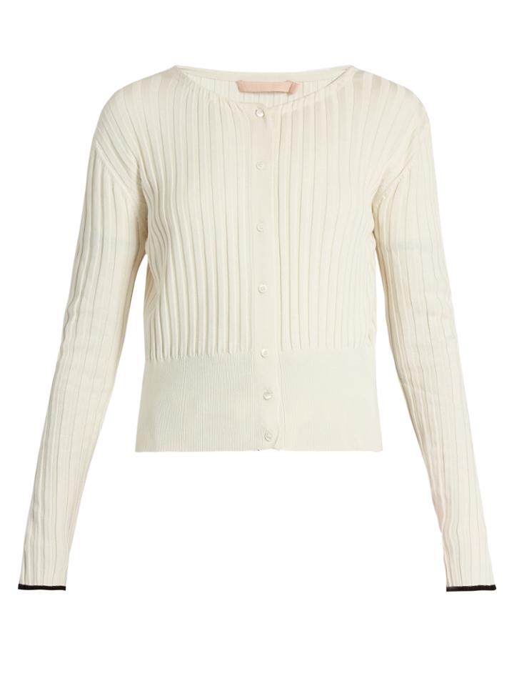 Brock Collection Kaley Silk-knit Cardigan