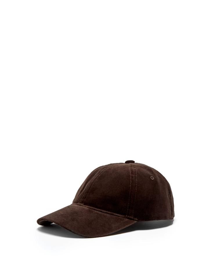 A.p.c. Alex Velvet Baseball Cap