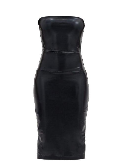 Matchesfashion.com Norma Kamali - Bandeau Strapless Dress - Womens - Black