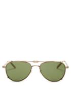 Matchesfashion.com Garrett Leight - Linnie 51 Glasses + Lens Clip - Mens - Gold Multi