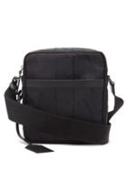 Mens Bags Valentino Garavani - Vltn-embroidered Canvas Cross-body Bag - Mens - Black