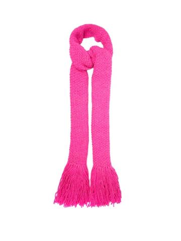 Matchesfashion.com Aessai - La Paz Extra-long Merino Wool-blend Scarf - Womens - Pink