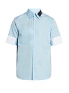 Marni Contrast-patch Short-sleeved Cotton Shirt