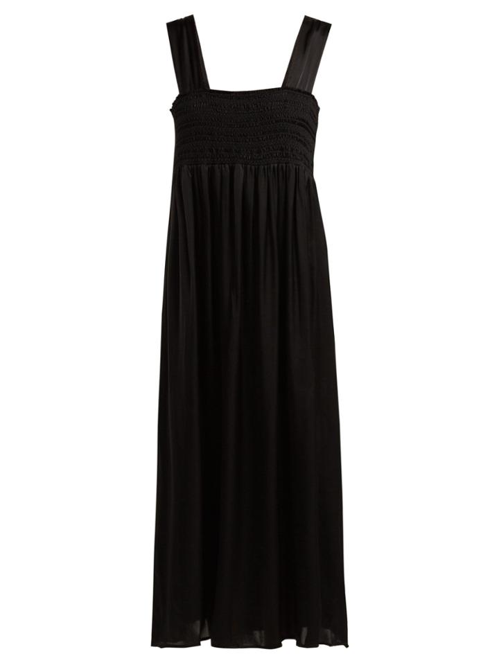 Alexachung Smocked Satin Dress