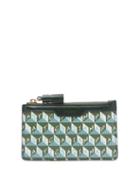 Matchesfashion.com Anya Hindmarch - I Am A Plastic Bag Printed-canvas Cardholder - Womens - Green Multi