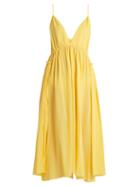 Matchesfashion.com Loup Charmant - Lucia Cotton Dress - Womens - Yellow