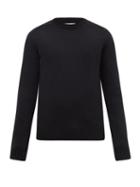 Matchesfashion.com Bottega Veneta - Crew-neck Wool Sweater - Mens - Black
