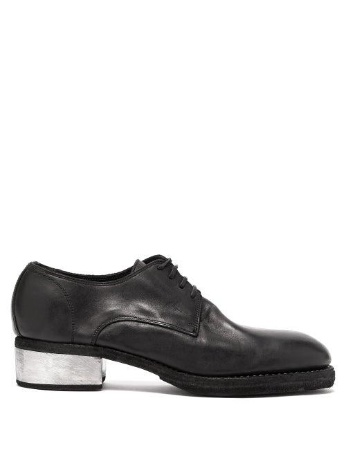 Matchesfashion.com Guidi - Horse Grained-leather Derby Shoes - Mens - Black