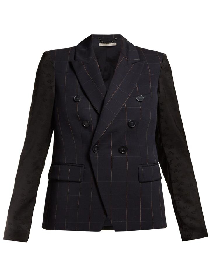 Stella Mccartney Double-breasted Checked Blazer