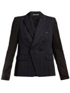 Stella Mccartney Double-breasted Checked Blazer