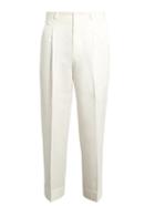 Bottega Veneta Wide-leg Cropped Cotton-twill Trousers