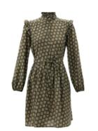 Matchesfashion.com Weekend Max Mara - Sabina Dress - Womens - Navy Multi