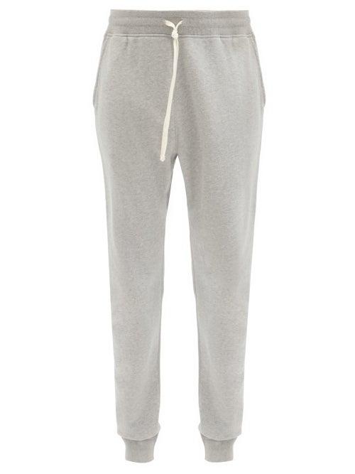 Matchesfashion.com Reigning Champ - Slim Cotton-jersey Track Pants - Mens - Light Grey