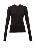 Matchesfashion.com The Row - Lannar Silk Cardigan - Womens - Black