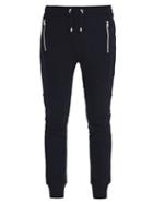 Matchesfashion.com Balmain - Panelled Cotton Track Pants - Mens - Navy
