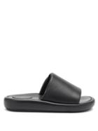 Matchesfashion.com Balenciaga - Padded Leather Slides - Womens - Black