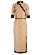 Loewe Asymmetric-front Bi-colour Midi Dress