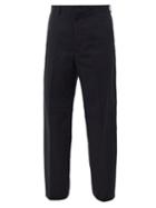 Junya Watanabe - Wide-leg Twill Trousers - Mens - Navy