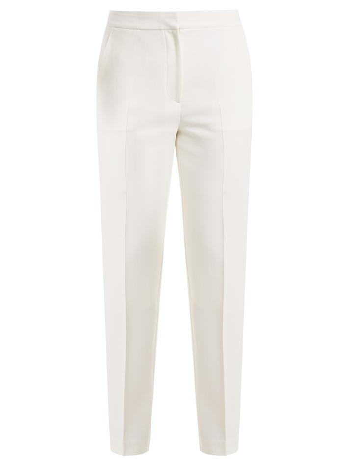 Roksanda Colwyn Slim-leg Stretch-crepe Trousers