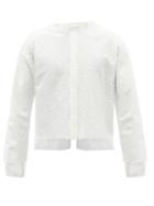 Sasquatchfabrix. - Layered Jacquard And Crepe Shirt - Mens - White