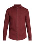 Giorgio Armani Single-cuff Linen Shirt