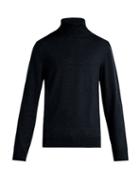 Matchesfashion.com A.p.c. - Marcelino Merino Wool Roll Neck Sweater - Mens - Blue