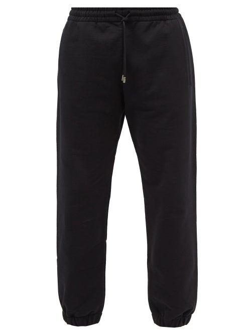 Gucci - Logo-print Cotton-jersey Track Pants - Mens - Black
