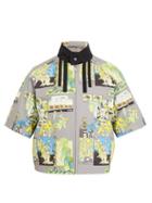 Matchesfashion.com Prada - Comic Print Short Sleeved Jacket - Mens - Grey Multi