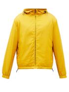 Fendi - Reversible Hooded Ff-logo Windbreaker Jacket - Mens - Yellow Multi