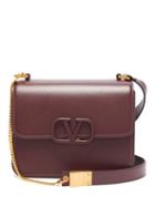Matchesfashion.com Valentino - V Ring Leather Bag - Womens - Burgundy