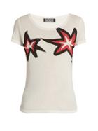 Rockins Stars-print Short-sleeved Cotton T-shirt