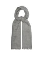 Matchesfashion.com Begg & Co. - Staffa Cashmere Silk Scarf - Mens - Grey
