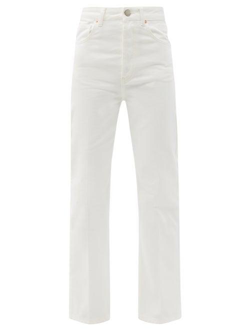 Matchesfashion.com Raey - Find Straight-leg Jeans - Womens - White