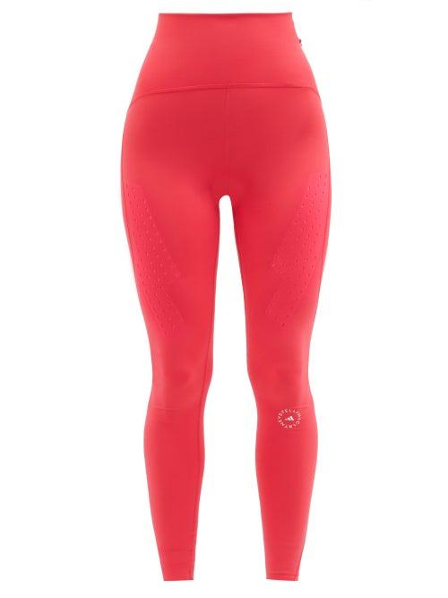 Adidas By Stella Mccartney - Truepurpose High-rise Jersey Leggings - Womens - Dark Pink