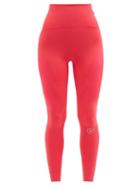 Adidas By Stella Mccartney - Truepurpose High-rise Jersey Leggings - Womens - Dark Pink