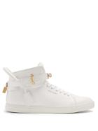 Buscemi 100mm Buckle High-top Leather Trainers