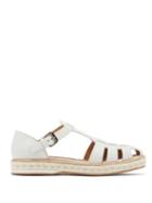 Matchesfashion.com Church's - Rosemary Leather Espadrille Sandals - Womens - White