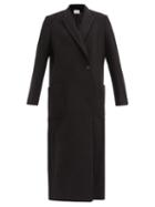 Matchesfashion.com Pallas Paris - Herode Felted Wool-blend Longline Coat - Womens - Black