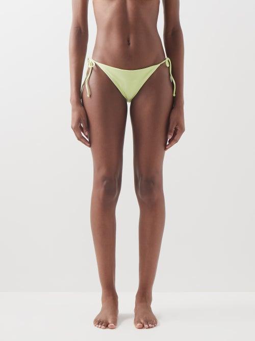 Jade Swim - Ties Side-tie Bikini Briefs - Womens - Lemon