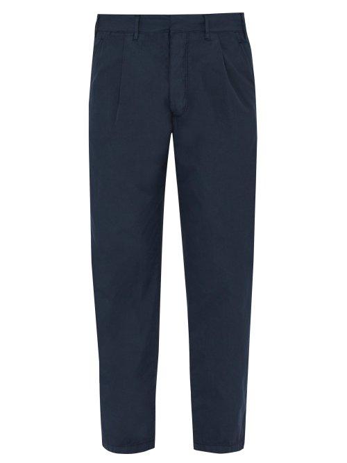Matchesfashion.com The Gigi - Santiago Cotton Trousers - Mens - Navy
