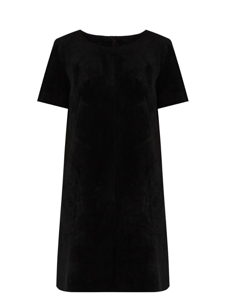 Velvet By Graham & Spencer Reya Faux-suede Dress