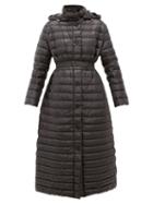 Matchesfashion.com Moncler - Chocolat Quilted-down Coat - Womens - Black