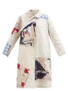 By Walid - Judith 19th-century Patchwork Cotton Coat - Womens - Grey Multi