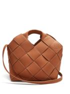 Loewe Leather Woven Basket Bag