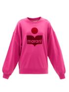 Isabel Marant Toile - Mindy Printed Cotton-blend Jersey Sweatshirt - Womens - Pink