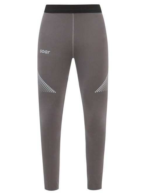 Soar - Elite Session 2.0 Thermal Running Leggings - Mens - Grey